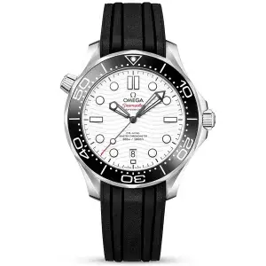 Buy Omega Semaster Diver 300 42MM Black Rubber Strap