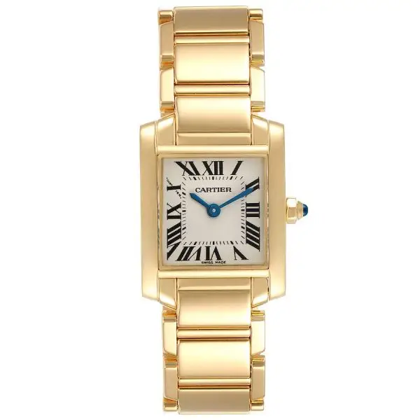 Cartier Tank Francaise Yellow Gold Quartz Ladies Watch