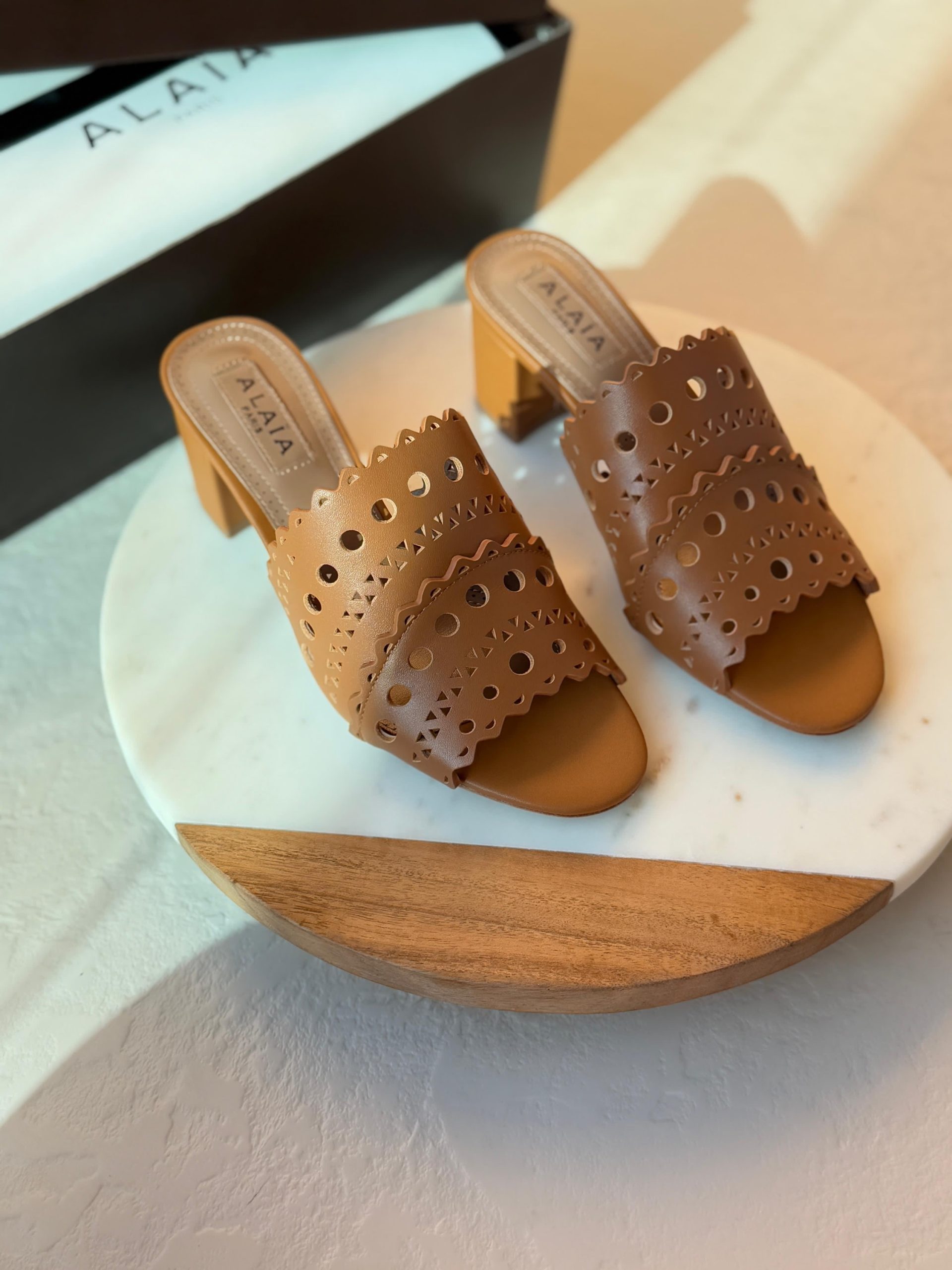 ALAIA Platform High Heel Sandals ALAIA Platform High Heel Sandals