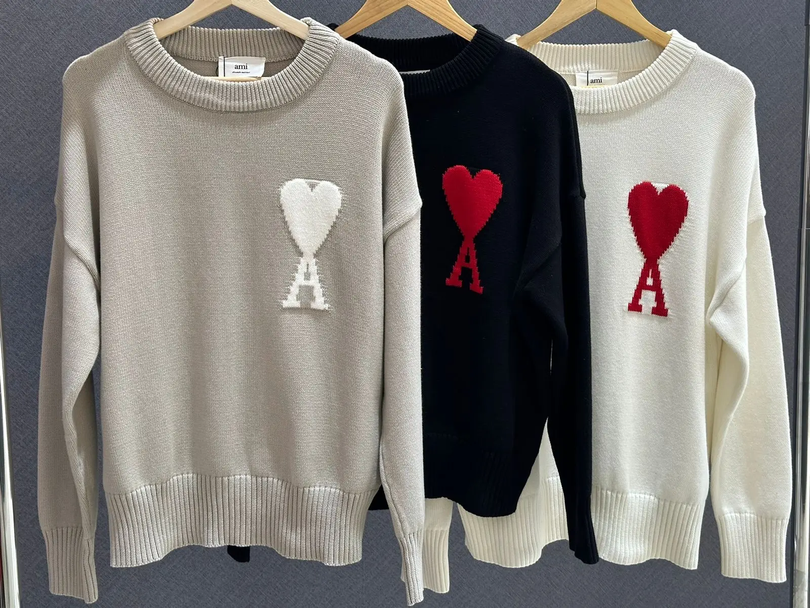 AMI Knit Wool Sweater AMI Knit Wool Sweater
