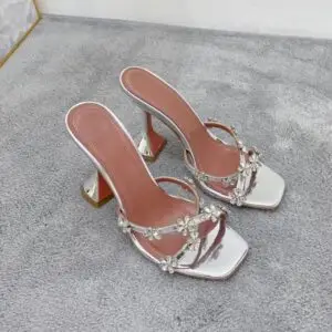 AMINA Crystal Sandals