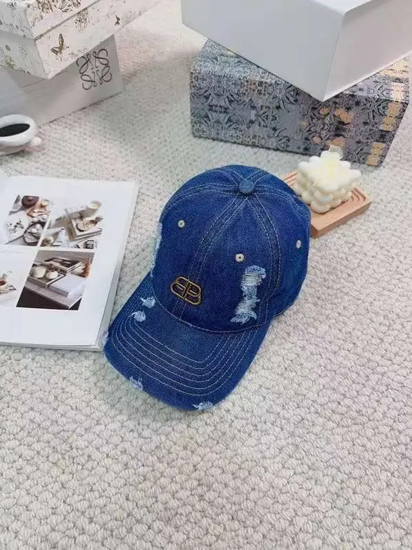BALENCIAGA Denim Baseball Cap BALENCIAGA Denim Baseball Cap