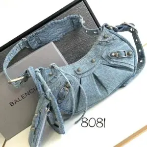 BALENZIAGA Denim Sling Tote