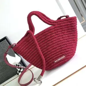 BALENCIAGA Ibiza Knit Basket Bag