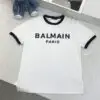 Balmain Flocked-Logo T-shirt