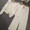 Balmain Style Knitted Coord Set