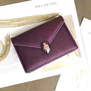 Bvlgari Serpenti Forever Metallic Shoulder Bag