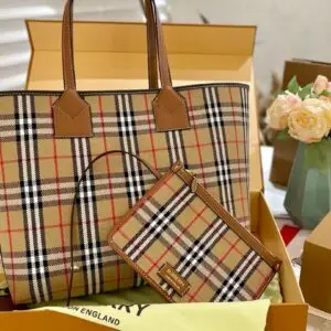 Burberry London Check Tote Bag