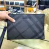 BURBERRY Vintage Check Clutch Bag