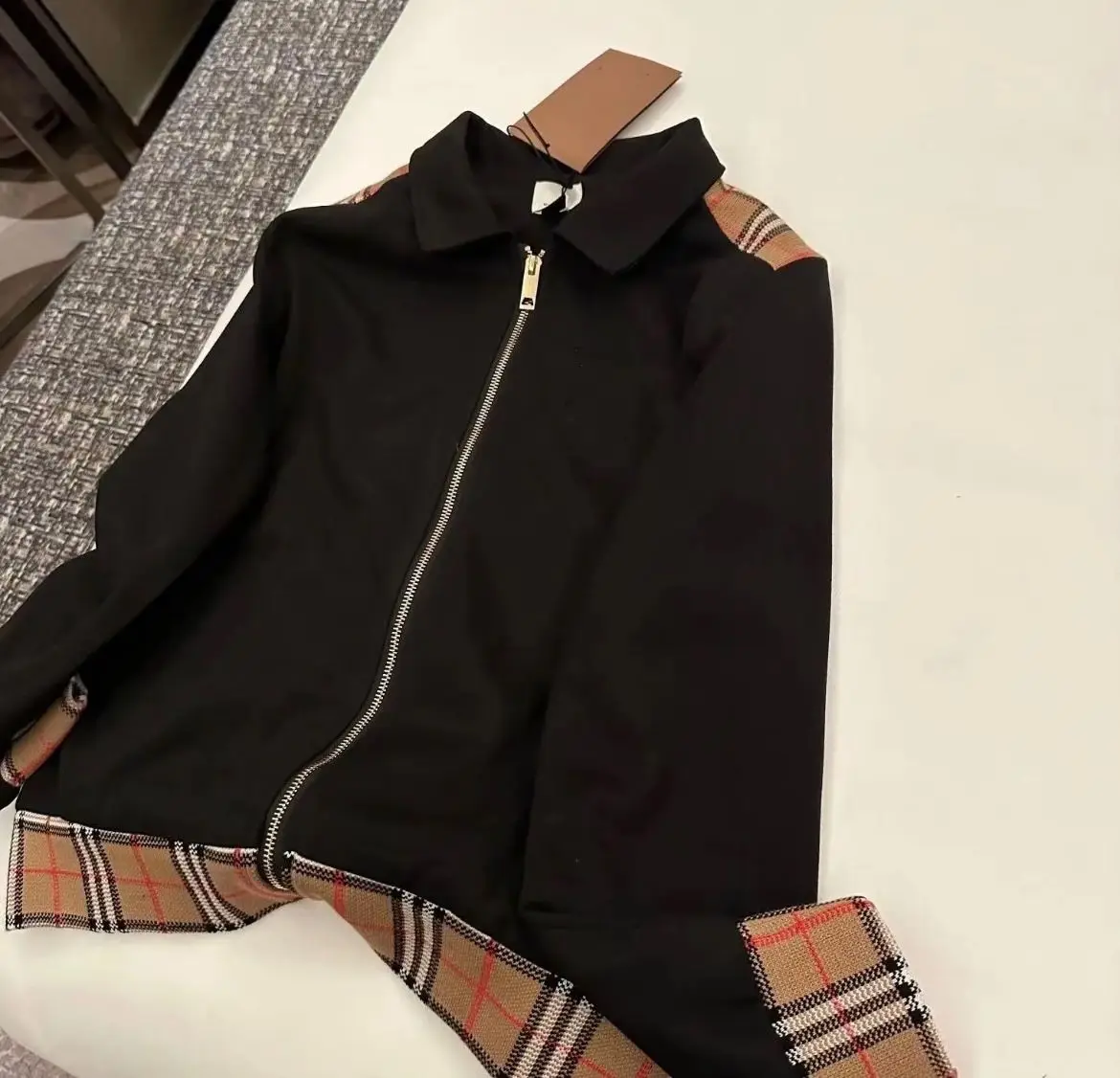 BURBERRY Gabardine Harrington Jacket BURBERRY Gabardine Harrington Jacket