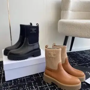 CELINE Leather Boots