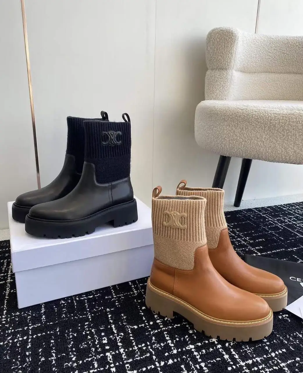 CELINE Chic Ankle Boots CELINE Chic Ankle Boots