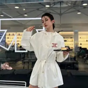 CELINE Short Trench Coat