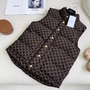Celine Monogram Quilted Vest