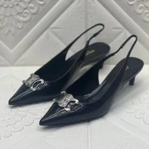 CELINE Alma Triomphe Slingback Heel