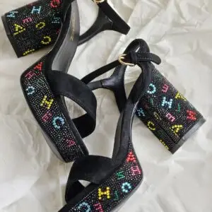 CHANEL Chunky Heel Sandals