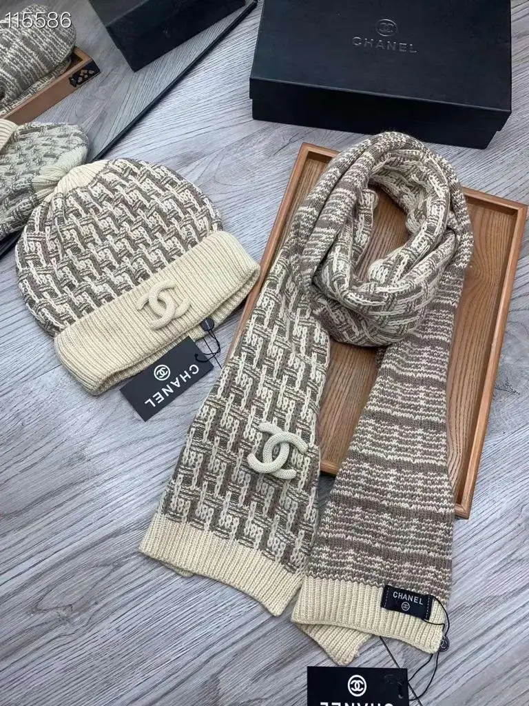 CHANEL Iconic Logo Silk Scarf CHANEL Iconic Logo Silk Scarf