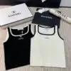CHANEL Iconic Logo Tank Top