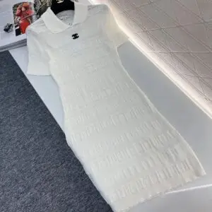 CHANEL Staud Cecily Cable Knit Maxi Dress