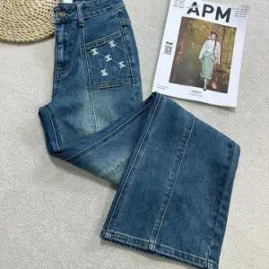 CHANEL Denim Blue Jeans & Jeggings for Girls