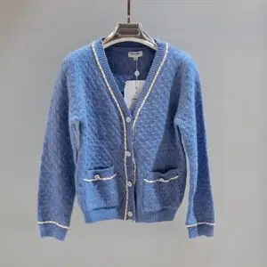 CHANEL Iconic CC Logo Cashmere Wool Knit Sweater