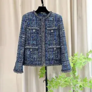 Celine-Style Lace Knit Cardigan