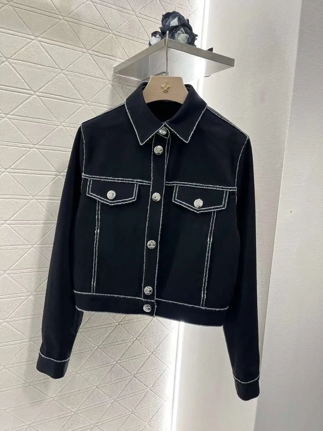 CHANEL Iconic Denim Jacket CHANEL Iconic Denim Jacket