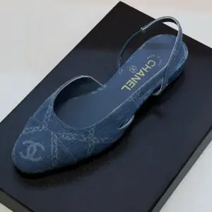 CHANEL Slingback Ballet Flats