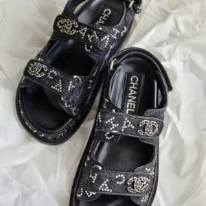 CHANEL Quilted Dad Sandal