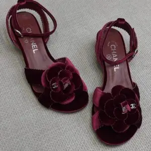 CHANEL Iconic CC Logo Sandals
