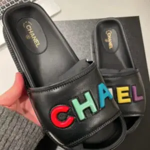 CHANEL Multicolour CC Logo Sandal