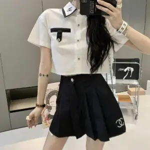 CHANEL Summer Skirt Set