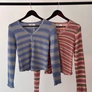 CHANEL Iconic Striped Knit Cardigan