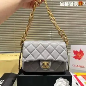 CHANEL Pearl Chain Flap Bag