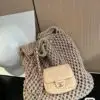 CHANEL Mixed Fibers Shopping Tote