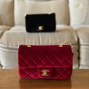 CHANEL Velvet Classic Flap Bag