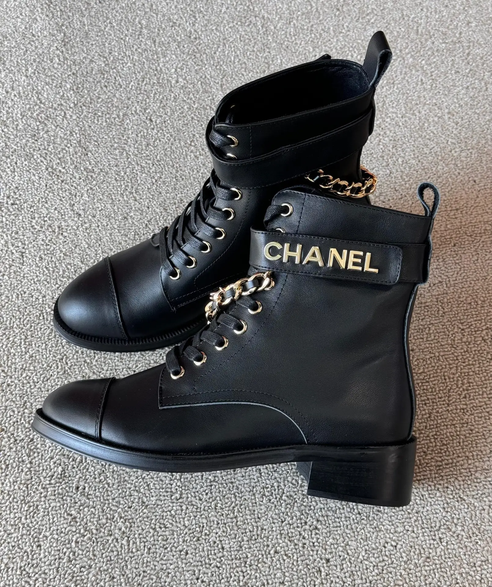 CHANEL Combat Boots CHANEL Combat Boots