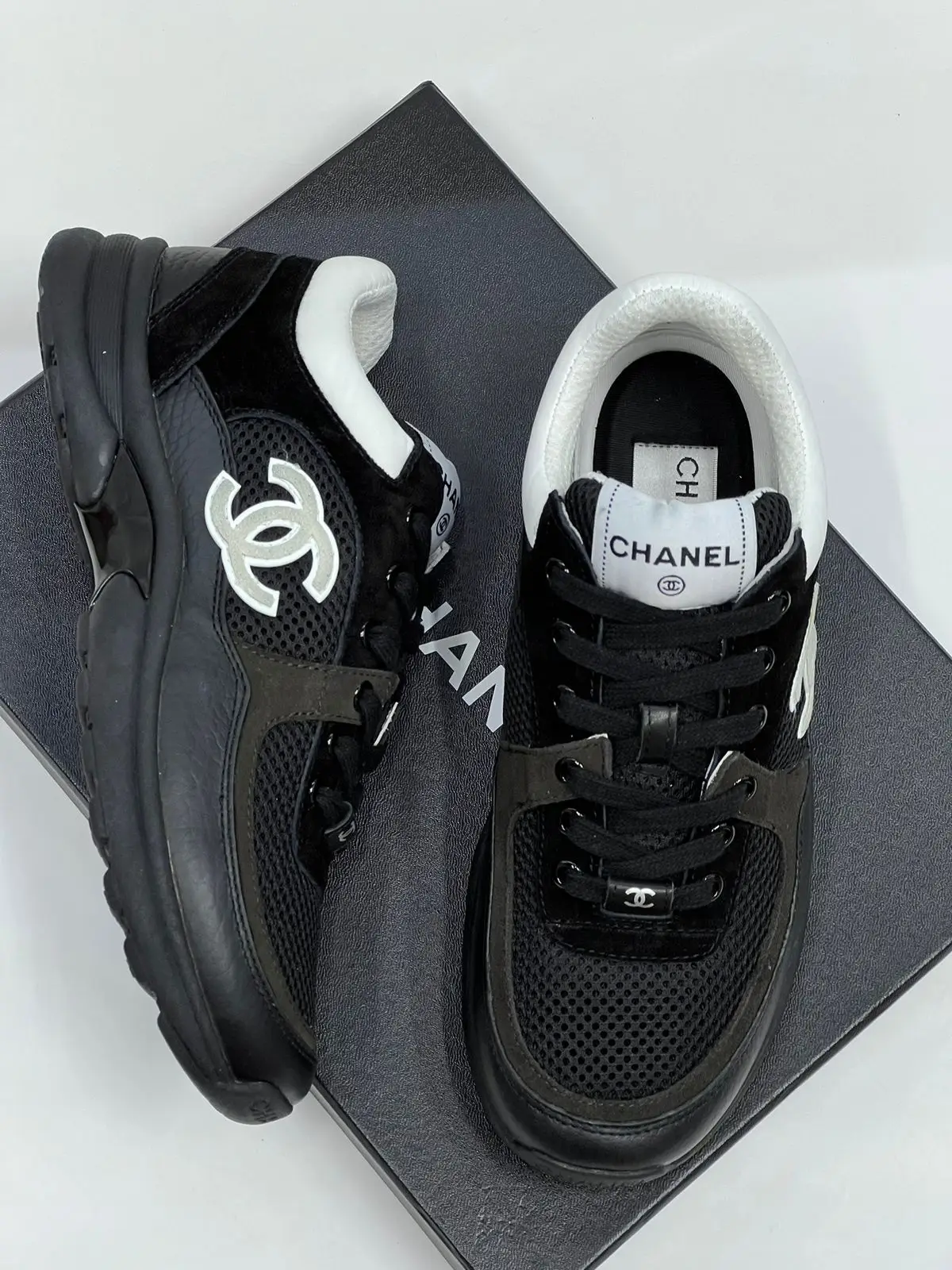 CHANEL Leather Trainers CHANEL Leather Trainers