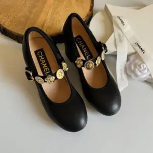 CHANEL Lambskin Leather Ballet Flats