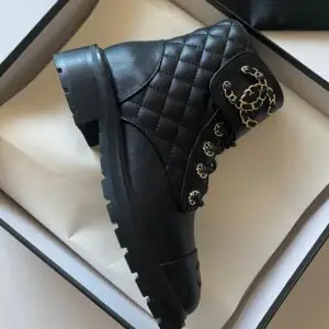 CHANEL Leather High Boots