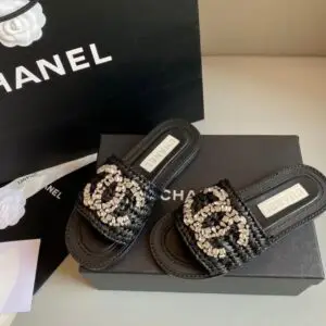 CHANEL Quilted Slippers