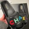 CHANEL Multicolour Leather Sandals