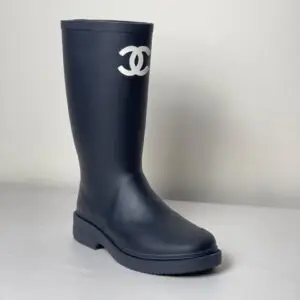 CHANEL Logo Rain Boots