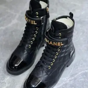 CHANEL Leather Boots