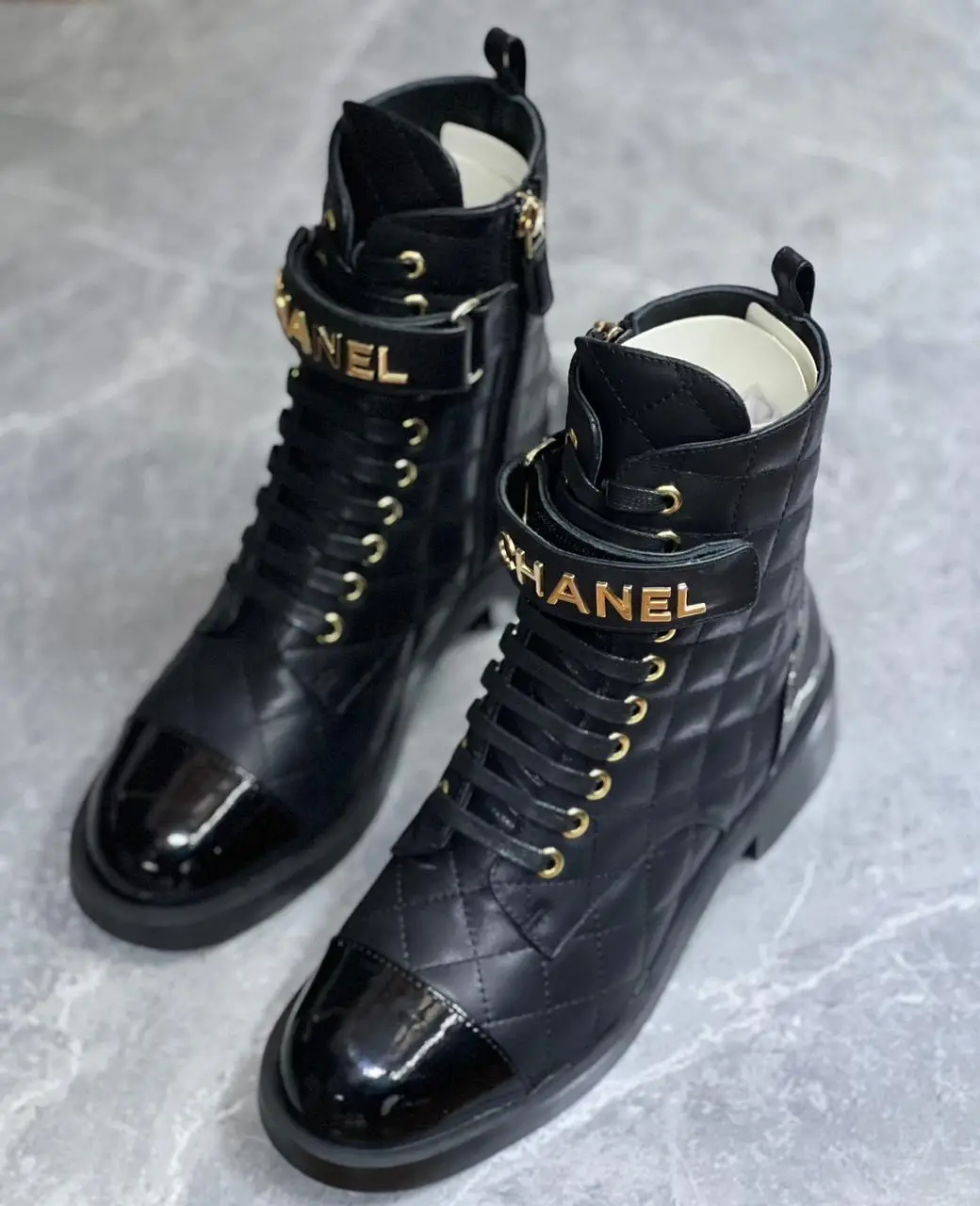 CHANEL Leather Boots CHANEL Leather Boots