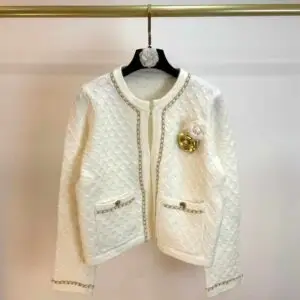 CHANEL-Inspired Knit Cardigan