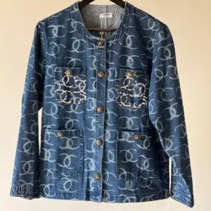 CHANEL Lesage Tweed Denim Jacket