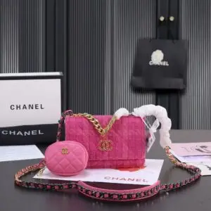 Chanel-Inspired Tweed Handbag