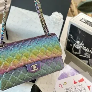 CHANEL Vintage Inspired Quilted Chain Shoulder Bag