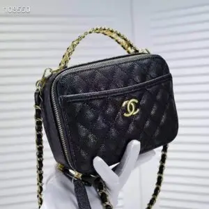 CHANEL Quilted Lambskin Camera Bag